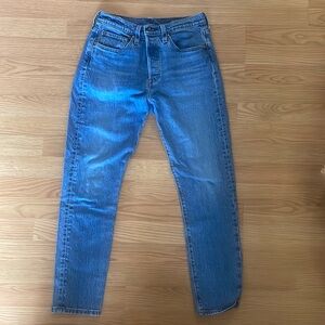 Levi 501 S Blue Jeans - worn once.